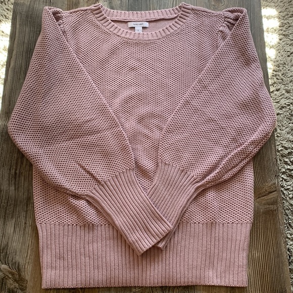 Nine West Women’s Crewneck Balloon Sleeve Sweater - Picture 3 of 10